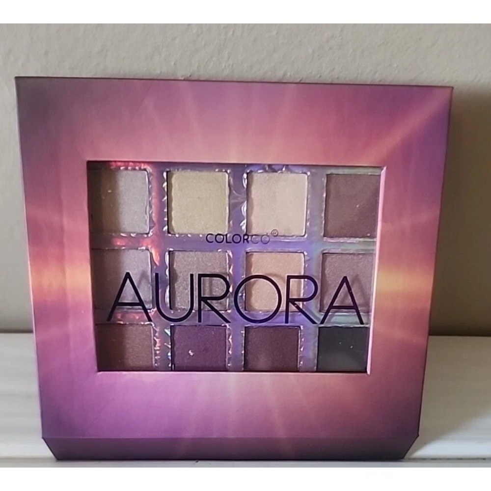 Color co Aurora Eyeshadow Collection 12 colors and an applicator included  New